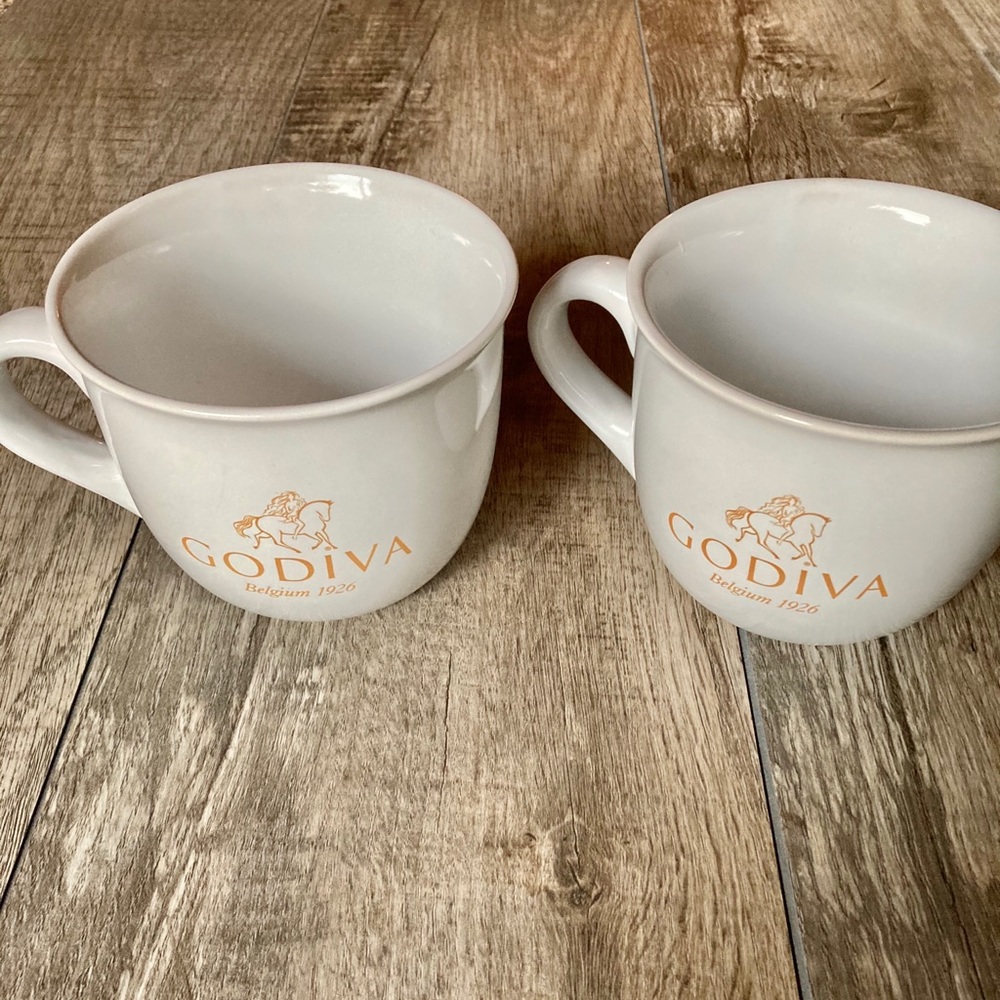 Godiva Large Coffee Mugs (2)